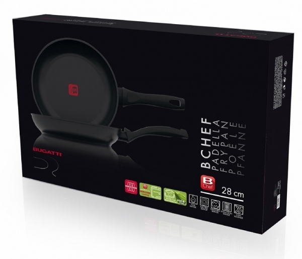  Bugatti Сковорода FRYPAN 24 Black