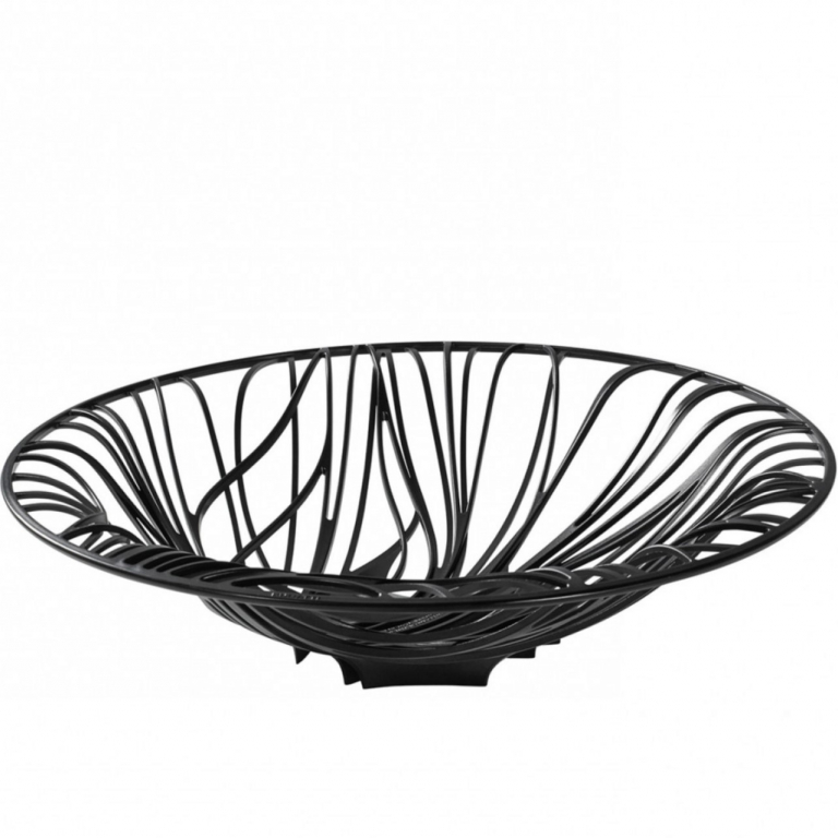  Ваза для фруктов Bugatti Ваза для фруктов FLORA Black 21-FLORANU