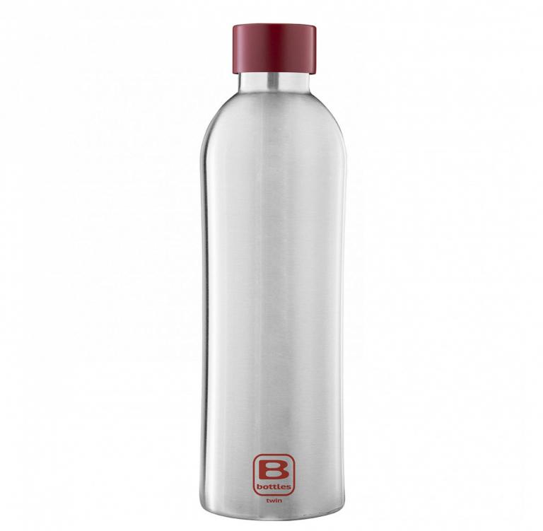   Bugatti Бутылка для воды Bottle TWIN Steel & Red BBT-SS800I3