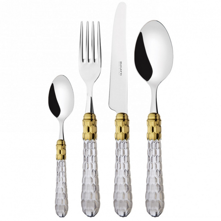 Набор из 24 столовых приборов в упаковке Compact Bugatti Набор из 24 столовых приборов в упаковке Compact CRISTALLO CSD1T-C1750